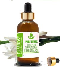 Pure Herbs Tuberose 100% pure Polianthes Tuberosa Essential Oil bD477 picture