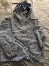 NEW Supreme SS26 Men’s Light Blue Reflective Bandana Anorak  Size M picture