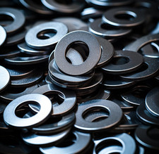 Black Carbon steel 8.8 grade Flat Washers M2 M2.5 M3 M4 M5 M6 M8 M10 M12 M14-M30 picture