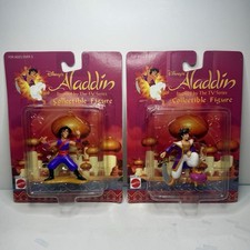 Disney's Aladdin TV Series PVC Collectible Figures x 2 - Mattel 1994 picture