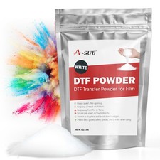 A-SUB DTF Powder for Sublimation DTF Printing 2.2lb Adhesive White DTF Powder picture