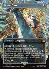 Buster Sword (Borderless) Foil Final Fantasy Playtest Card picture