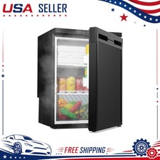Truck Fridge With Freezer for Semi Truck RV Refrigerator AC DC Fridge picture