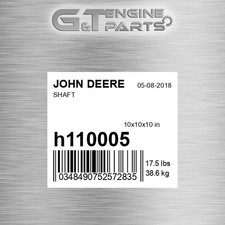 H110005 SHAFT fits JOHN DEERE (Surplus Open Box) picture
