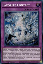 YUGIOH 1x Favorite Contact Prismatic Secret Rare MP24-EN063 NM picture