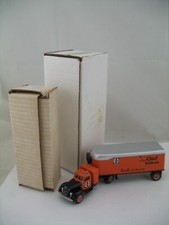 DeHanes Model Truck: International D70 Tractor, Fruehauf Trailer, Santa Fe, Boxs picture