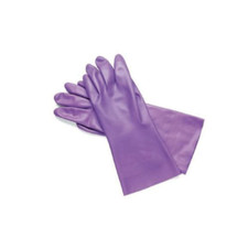 Hu-Friedy 40-062 IMS Nitrile Lilac Utility Gloves Medium 8 Reusable 3/Pk picture