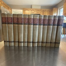 Vintage Funk & Wagnalls New Encyclopedia Full 36 Volume Set 1949-1952 Hardcover picture