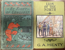 g a henty books lot of 13, 1 is duplicate. non returnable picture
