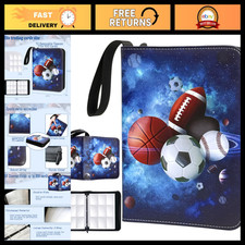 900 Pocket Sports Card Binder with Zipper, 50 Sleeves for Trading Cards, Storage picture