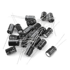 20 Pcs 25V 470uF Radial Through Hole 8mm x 12mm Aluminium Capacitor picture