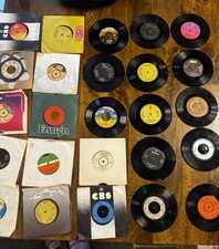 Lot of 50 Vintage 7” 45 RPM Records Soul Motown Disco Funk R&B UK Pressings picture