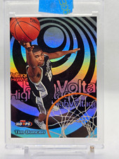 1997-98 SkyBox NBA Hoops High Voltage Tim Duncan Spurs #15HV Insert picture