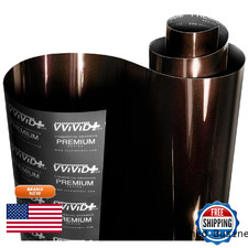Vvivid Ultra Gloss Shadow Metallic Amber Vinyl Car Wrap 6Ft X 59 picture
