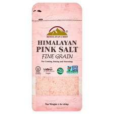 Himalayan Pink Salt fine grain 1lb bag picture