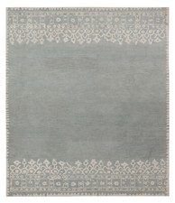 New isaac Porcelain Blue Modern Design Contemporary Handmade Tufted Woolen Rugs picture