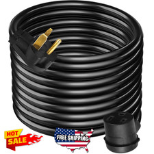 50ft 50A Generator Extension Cord, 8 AWG Welder Power Cord, Heavy Duty Cord picture