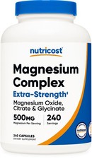 Nutricost Magnesium Complex 500mg, 240 Capsules - Gluten Free and Non-GMO picture