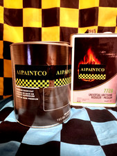Black Basecoat #99 Gallon Premium Quality includes Medium Reducer Gallon picture