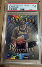 Topps 1998-99 Roundball Royalty Refractor Kobe Bryant #R18 PSA 7 picture