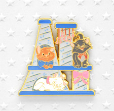 Marie, Toulouse & Berlioz Disney Cats and Dogs Cat Tree Loungefly Pin Aristocats picture