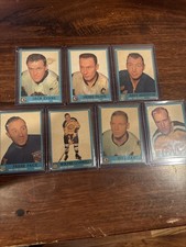 1962-63 Topps NHL Set Of 7 Cards. Hay, Evans, Pilote,  Hebebton, Paige Connelly picture