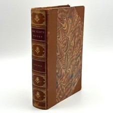 Rare George Eliot Works Edition De Luxe - Adam Bede - Leather Cover (c. 1900) picture