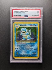 1999 Pokemon BLASTOISE-HOLO - 2/102 - Holo - Rare - Base Set - PSA 1 picture