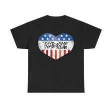 Love American Style Retro Patriotic Graphic Unisex T-Shirt picture