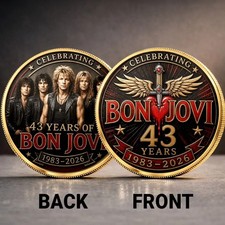Bon Jovi 43 Years Anniversary Commemorative Coin picture