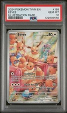 Eevee 188/167 Sv06: Twilight Masquerade Holo - PSA 10 picture