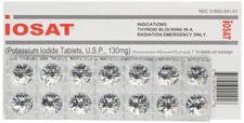 IOSAT (14 Tablets) Potassium Iodide Pills KI Radiation Protection picture