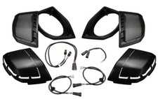 Hertz HD24H 6X9″ Saddlebag Speaker Cut In Kit + Wiring for 24-Up Harley Davidson picture