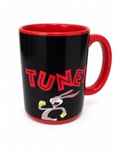 Zak Designs Looney Tunes Bugs Bunny Black Red Large Ceramic Coffee Mug picture