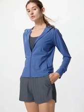 Uniqlo Ultra Stretch AIRism UV Protection Full-Zip Hoodie Japan 2026 64 blue Med picture