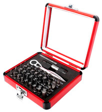 Sunex 9726 38 Piece Mini Ratchet and Bit Set with Aluminum Case, New picture