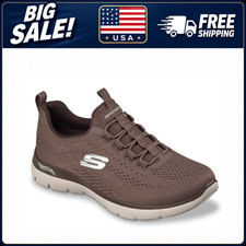 NEW Skechers Women's Arch Fit Summits Natural Ease Wide Width Sneakers picture