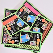 Vintage 1990s Toysmith Wrist Twist Slap Snap Bracelets Lot Of 5 Florescent Bands picture