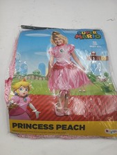 DISGUISE SUPER MARIO PRINCESS PEACH TODDLER 3T 4T COSTUME NEW  picture