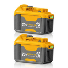 12Ah 20V 2-PACK Lithium-Ion Compat. for DeWalt DCB209 DCB200 Power Tools Battery picture