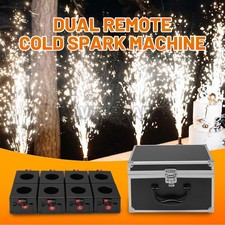 PAIDUN 8PCS Fountain Sparkler Cold Spark Machine Firework Effect Case Kit Remote picture