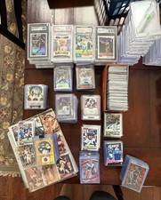 Huge Sports Card Lot 10 Graded 23 Autos Numbered Rookies MLB NFL NBA picture