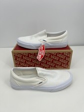 Vans Classic Checkerboard Slip-On True White  Men's / Women's NEW -  Pick Size picture