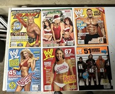 WWE Magazine 2005 2006 6-pack lot Raw posters WWF picture