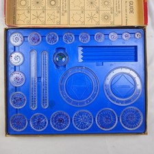 1967 Kenner Spirograph Set No 401 Original Box Tray Wheels Pins Vintage Complete picture