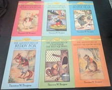 Thornton Burgess Animal Stories Boxed Set 6 Books Vintage  picture