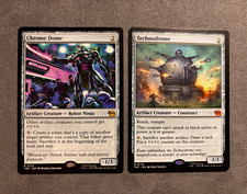 MTG TMT 2-Card Lot: Chrome Dome & Technodrome Artifact Creature picture
