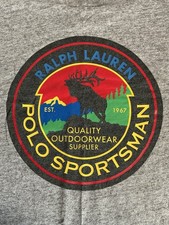 Vintage Polo Country Ralph Lauren T Shirt Men's XL Long Sleeve Outdoor Sportsman picture