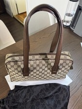Gucci GG Canvas Shoulder Bag Vintage 90674 picture