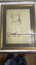 Reproduction Of Michelangelo Buonarrot’s Drawing Study Of Male Torso& Arm picture